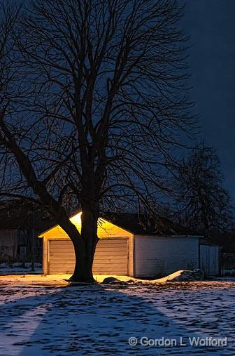 Garage At First Light_06615-7.jpg - Photographed near Smiths Falls, Ontario, Canada.